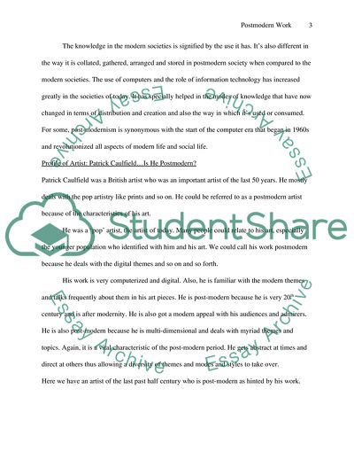 Postmodern in Action