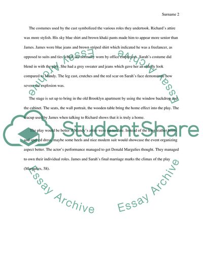 Time Stands Still(play) By Donald Margulies