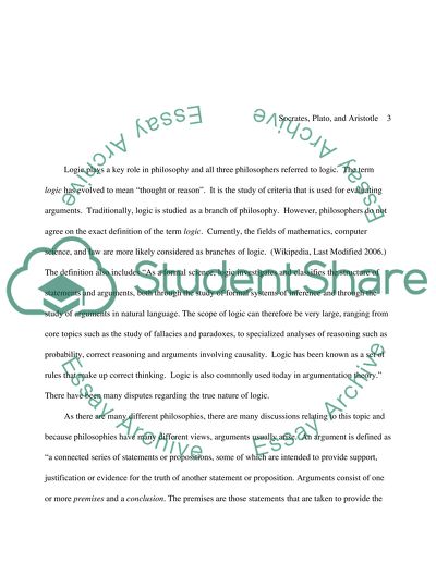 Socrates, Plato, and Aristotle in APA Style
