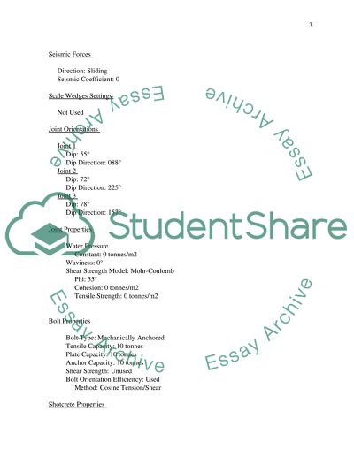 Analysis of Wedges for Underground Excavations