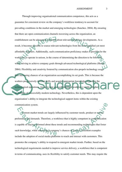 Organisational Communication Competence and Its Influence on Technology Usage