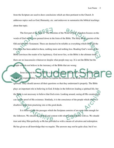 Systematic Theology by Wayne Grudem Critique