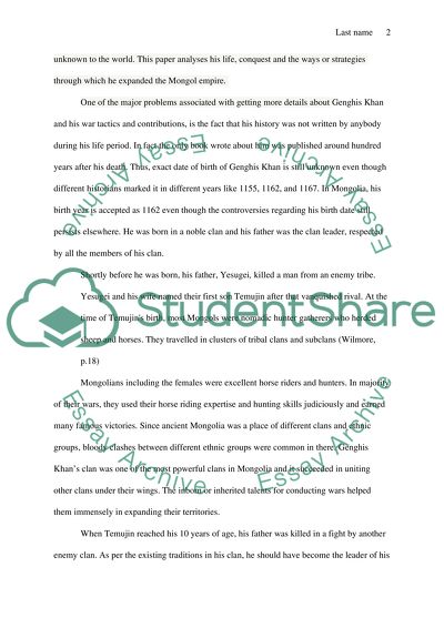 Genghis Khan in Mongolian and Asian Histories