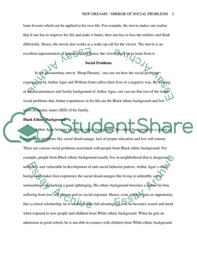 Movie Reaction Paper on Hoop Dreams