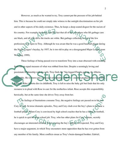 Seeing through August Wilsons Fences