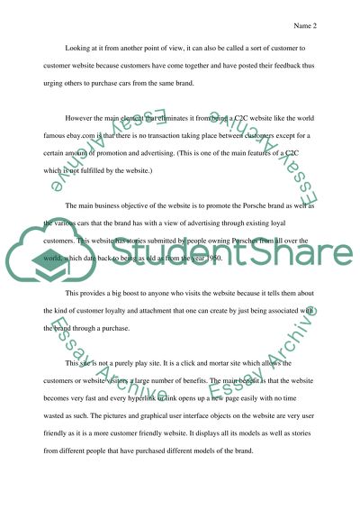 E-Commerce Critique Business Structure and Model