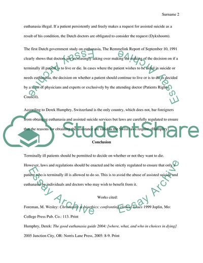 Euthanasia in the Netherlands