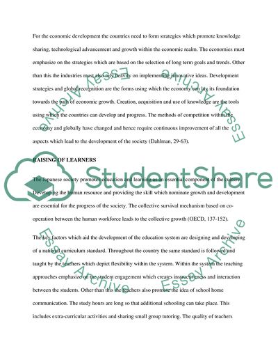 The Development of the Industries in Japan