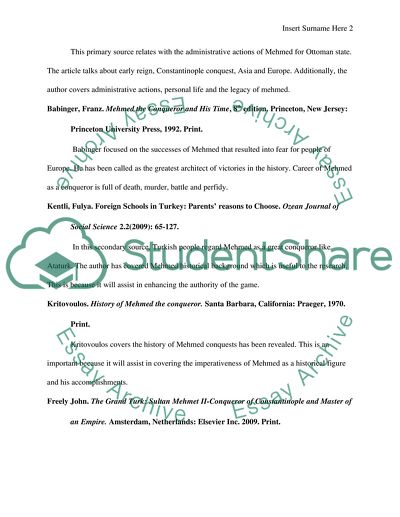 Mehmed the Conqueror