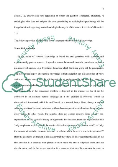 The Myth of Neutrality in Knowledge