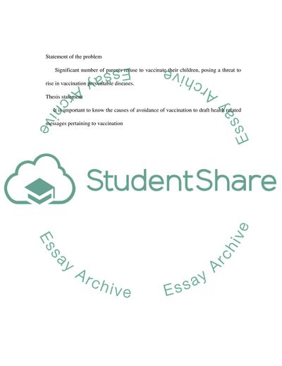 Immunization in Childhood Prevents Vaccine-Preventable Infectious Diseases