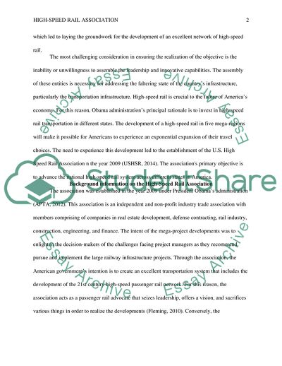 High-Speed Rail Association