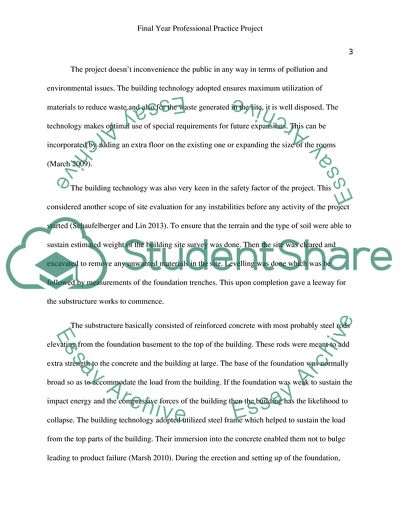 Final Year Professional Practice Project