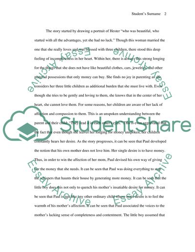 The Rocking Hourse Winner