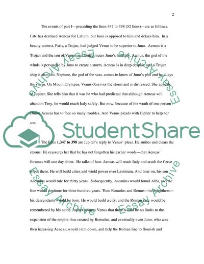 The Aeneid Written by Virgil