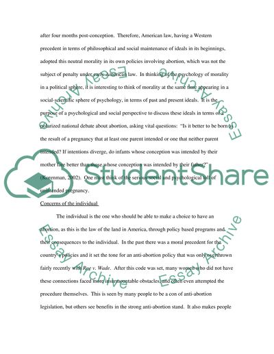 Reserch Paper on Abortion