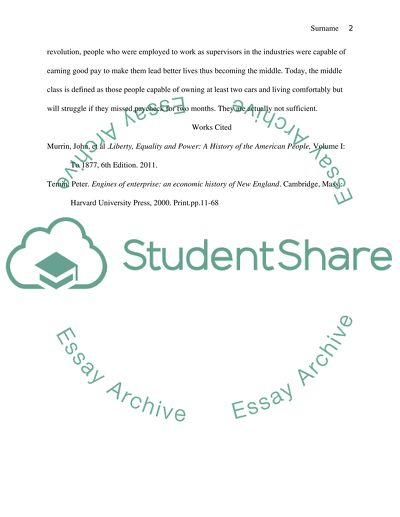 Middle Class and the Factors That Led to Its Growth in the Early Nineteenth Century