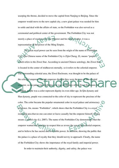 The Forbidden City: Symbol of Imperial Power in Ancient China