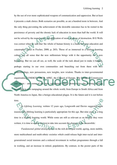 lifelong learning essay conclusion