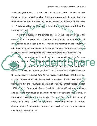 Brief analysis of the global airline industry