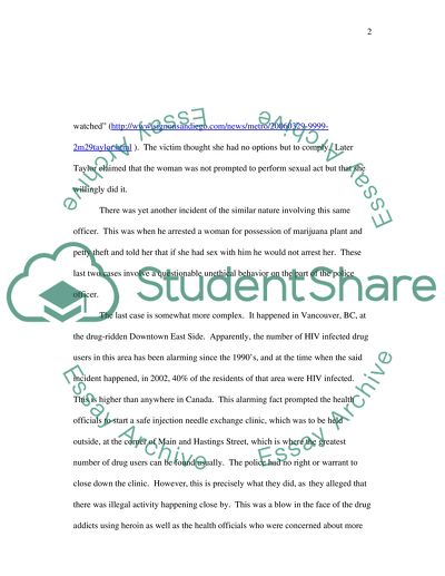 Police Misconduct and Harm Reduction