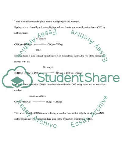 Haber Process, Energy Considerations and Heat Exchange