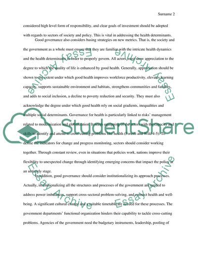 Global Health: The Impact of Chronic Poverty and Climate Change