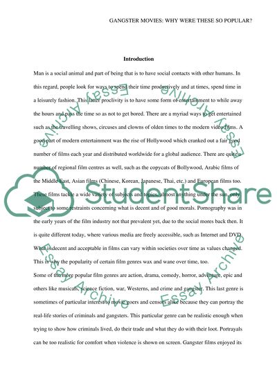 Why Were Gangster Films So Popular in the 1930s