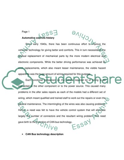 CAN Bus Technology, Working and Operation of CAN System