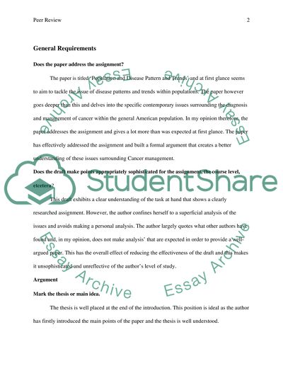 Population and Disease Pattern and Trends