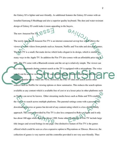 Some Novels in Consumer Electronics and Software