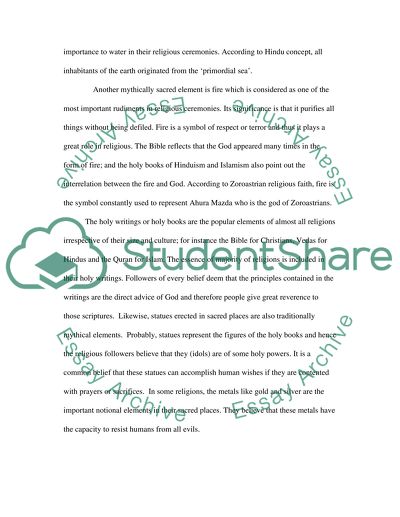 Secular Organizations and Sacred Places Paper