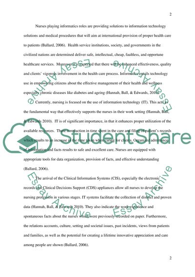 Information Management for Nurses