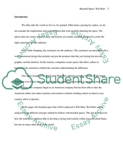 Branded Space: Wal-Mart