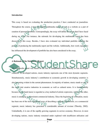Critical Essay and Editorial Report