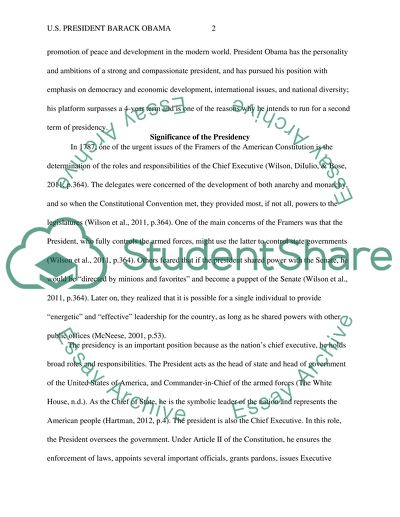 U.S. President Barack Obama: An Affirmation of the American Dream