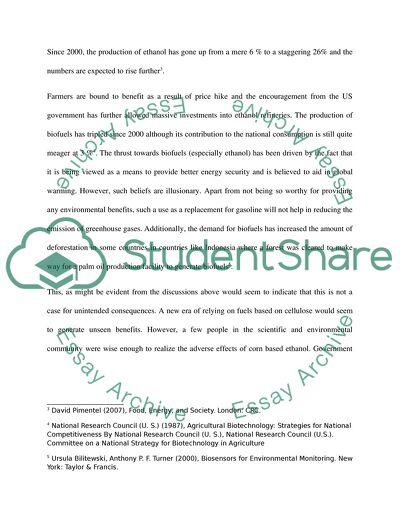 Ethanol: Is it worth the true cost