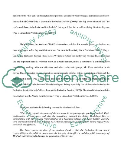 Critically Assessing the Statement - Private Life Should Mean What It Says