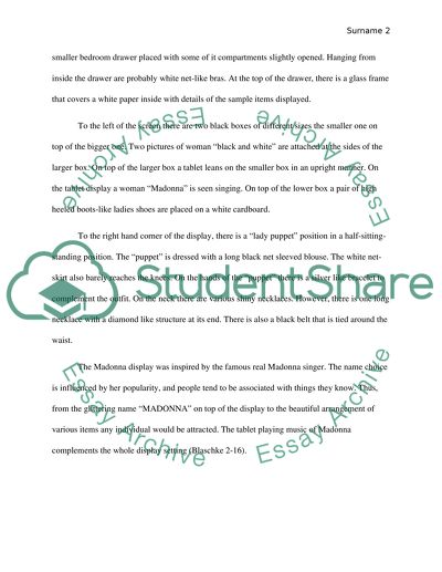 Madonna Prototype Display