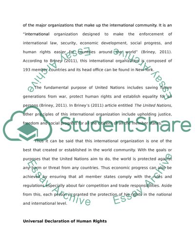 How true is that the United States have a responsibility to protect human rights in other countries