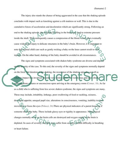 Shakin baby syndrome