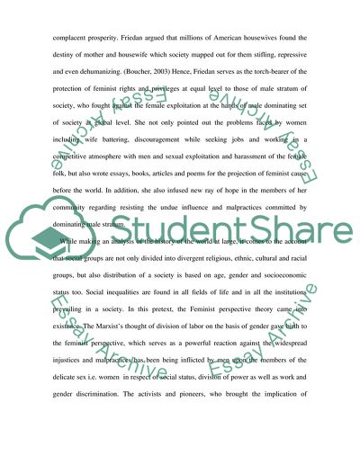 The Personality of Betty Friedman