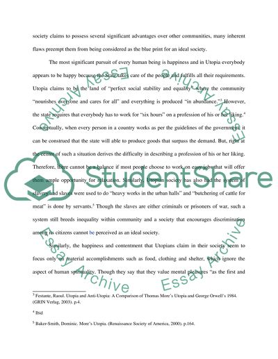 Utopia: An Unfulfilled Promise