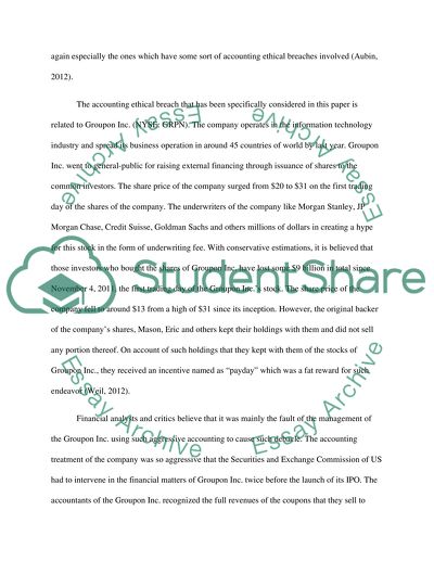 Review of Accounting Ethics