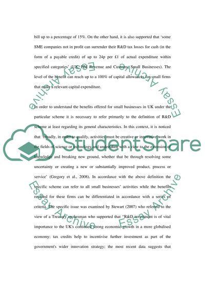 UK Business Taxation System Issues