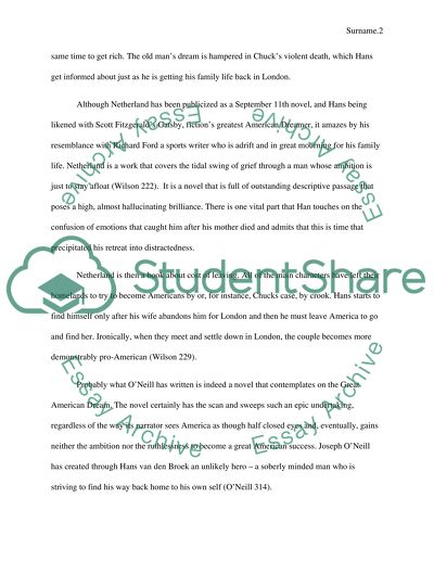 Netherland by Joseph ONeill