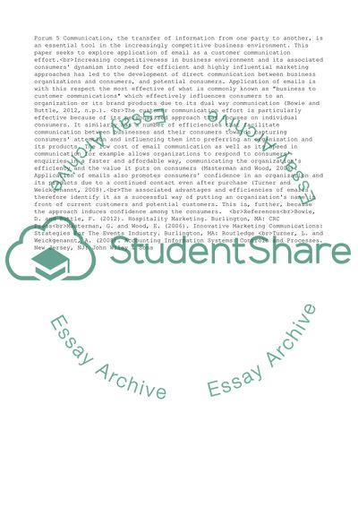 Role of Email in Customer Communication