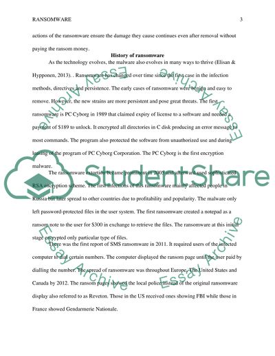 Preventing and Removal of Ransomware