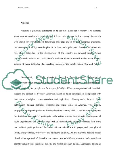 The Diverse Political Culture