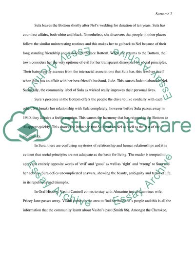 Comparison of Major relationship